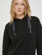 Joop! суичър с качулка дамски с памук черен 30032522 10007096