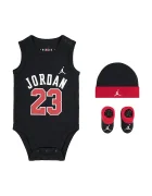 Jordan боди за бебе с памук черно LJ0208