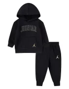 Jordan спортен комплект анцуг за деца с памук черен 65D546