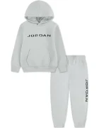 Jordan спортен комплект анцуг за деца с памук сив 85F270
