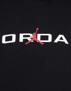 Jordan суичър с качулка за деца с памук черен 95D665
