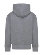 Jordan суичър с качулка за деца с памук сив 95C551