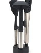 Joseph Joseph Комплект кухненски аксесоари със стойка Elevate Fusion Steel (4 броя)