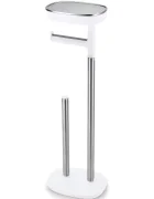 Joseph Joseph Стойка за тоалетна хартия с рафт EasyStore 68 cm в бяло