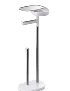 Joseph Joseph Стойка за тоалетна хартия с рафт EasyStore 68 cm в бяло