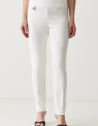 Joseph Ribkoff панталон slim fit дамски бежов с висока талия 144092CO