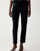 Joseph Ribkoff панталон slim fit дамски тъмносин с висока талия 144092CO
