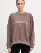 JOYINME Спортен суичър дамски памучен кафяв