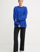 JOYINME уголемен суичър дамски от памук Rebel син bluza.soft.rebel