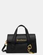Juicy Couture чанта crossbody дамска от имитация на кожа Lily черна BEJLL8751WVP