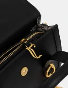 Juicy Couture чанта crossbody дамска от имитация на кожа Lily черна BEJLL8751WVP