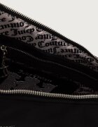 Juicy Couture чанта crossbody дамска от кадифе KIMBERLY черна BIJQL99CGWZC