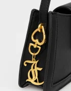 Juicy Couture чанта тип багета дамска от имитация на кожа Lily черна BIJLL8952WVP
