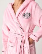Juicy Couture халат дамски LOTTLE CREST PLUSH розов JCYRB226857