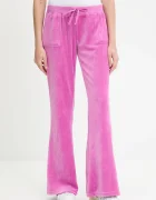 Juicy Couture Кадифен спортен панталон CAISA LOW RISE PANT