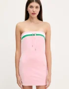 Juicy Couture Кадифена рокля VELOUR STRIPE TUBE DRESS