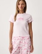 Juicy Couture пижама от две части дамска ROSE RIB SET розова JCYPJ226856