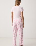 Juicy Couture пижама от две части дамска ROSE RIB SET розова JCYPJ226856