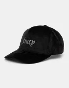 Juicy Couture Шапка с козирка VERONICA CAP в черно с апликация JCAWH224702