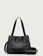 Juicy Couture шопинг чанта дамска от имитация на кожа KIMBERLY черна BIJQL99DBWVP