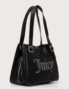 Juicy Couture шопинг чанта дамска от имитация на кожа KIMBERLY черна BIJQL99DBWVP