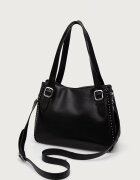 Juicy Couture шопинг чанта дамска от имитация на кожа KIMBERLY черна BIJQL99DBWVP