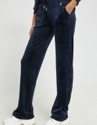 Juicy Couture Спортен панталон в тъмносиньо с изчистен дизайн