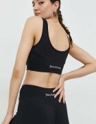 Juicy Couture Спортен сутиен Lazlo в черно с изчистен дизайн