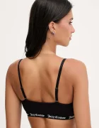 Juicy Couture сутиен с памук REN BRALET черен JCTBT125972