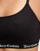 Juicy Couture сутиен с памук REN BRALET черен JCTBT125972