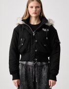 Juicy Couture яке дамско CAMILLE REBELLE NYLON черно JCOIJ226553