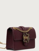 JUST CAVALLI чанта crossbody дамска от имитация на кожа бордо 81RA4BA3 ZSA89