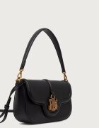 JUST CAVALLI чанта crossbody дамска от имитация на кожа черна 81RA4BN3 ZS749