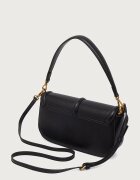 JUST CAVALLI чанта crossbody дамска от имитация на кожа черна 81RA4BN3 ZS749