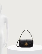 JUST CAVALLI чанта crossbody дамска от имитация на кожа черна 81RA4BN3 ZS749