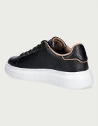JUST CAVALLI маратонки мъжки от кожа черни 81QA3SBCZPC35899