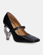 JW Anderson Кожени обувки с дебел ток Chain Heel