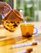 &k amsterdam Комплект чаши Duet Amber 300 ml (2 броя) в оранжево