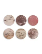 &k amsterdam Комплект подложки за чаши marble set (6 броя)