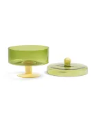 &k amsterdam Стойка за торта с капак duo green 165 L