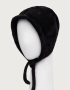 Kangol шапка тип ушанка дамска FAUX FUR KNIT BONNET черна K3792.BK001
