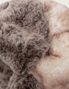 Kangol шапка тип ушанка дамска MULTI FAUX FUR TRAPPER бежова K4262ST.MT302
