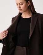 KAOS елек с едноредно закопчаване дамски кафяв SI1MR017