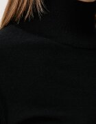 KAOS тениска тип пуловер дамска от вълна черна SI1NT045