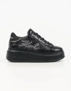 Karl Lagerfeld Anakapri маратонки дамски от кожа черни KL63516S