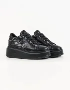 Karl Lagerfeld Anakapri маратонки дамски от кожа черни KL63516S
