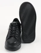 Karl Lagerfeld Anakapri маратонки дамски от кожа черни KL63577N