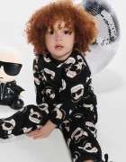 Karl Lagerfeld Бебешки памучен суичър