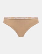 Karl Lagerfeld бикини дамски от памук с еластан 3 броя бежови B1W47033