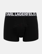 Karl Lagerfeld боксерки мъжки от памук с еластан 3 броя черни A3M47010